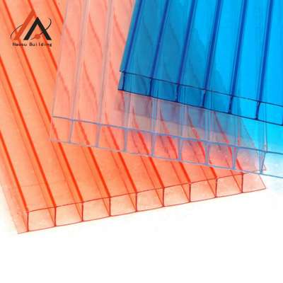 Clear Plastic Honeycomb Polycarbonate Greenhouse Roofing Material Sunroom Roof Panels Prices